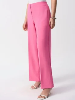 Joseph Ribkoff Pull-On Wide Leg Trousers Bubble Gum