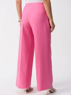 Joseph Ribkoff Pull-On Wide Leg Trousers Bubble Gum