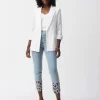 Joseph Ribkoff Straight Blazer White