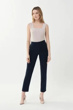 Joseph Ribkoff Straight Trouser Navy