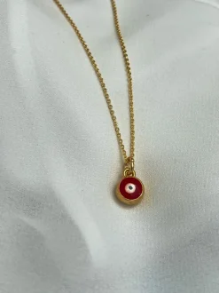 Kybalion Red Evil Eye Necklace