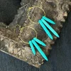 Kybalion Turquoise Drop Earrings