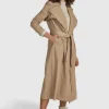 Marc Aurel Nougat Trench Coat