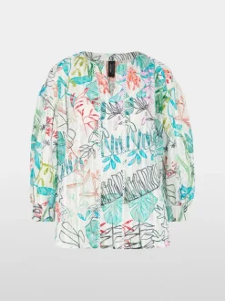 Marc Cain Blouse Flower Pattern