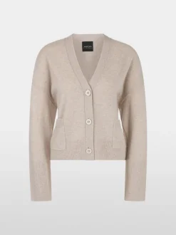 Marc Cain Cashmere Cardigan New Pearl Melange