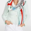 Marc Cain Cotton/Silk Blend Printed Scarf