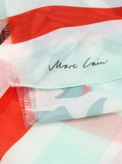 Marc Cain Cotton/Silk Blend Printed Scarf