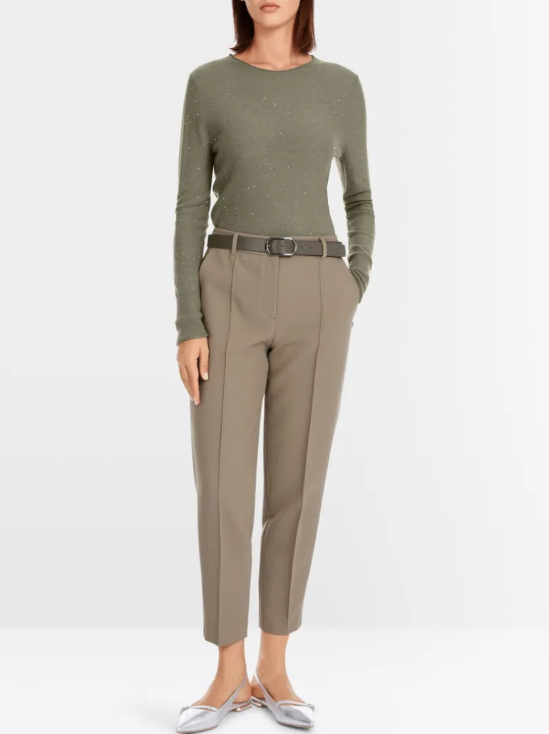 Marc Cain Fordon Cropped Trouser Sage