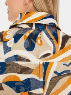 Marc Cain Jacket Abstract Pattern
