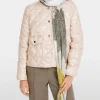 Marc Cain Quilted Diamond Jacket Deep Pearl