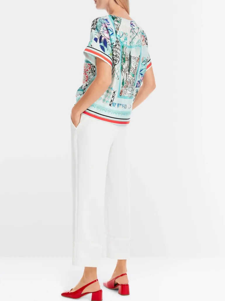 Marc Cain Silk Printed Blouse