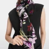 Marc Cain Silk Scarf Flower Print