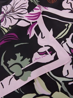 Marc Cain Silk Scarf Flower Print