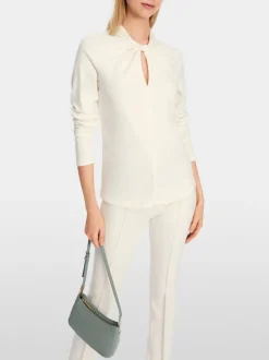 Marc Cain Top With Knot Detail Ecru