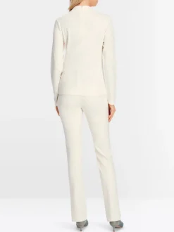 Marc Cain Top With Knot Detail Ecru