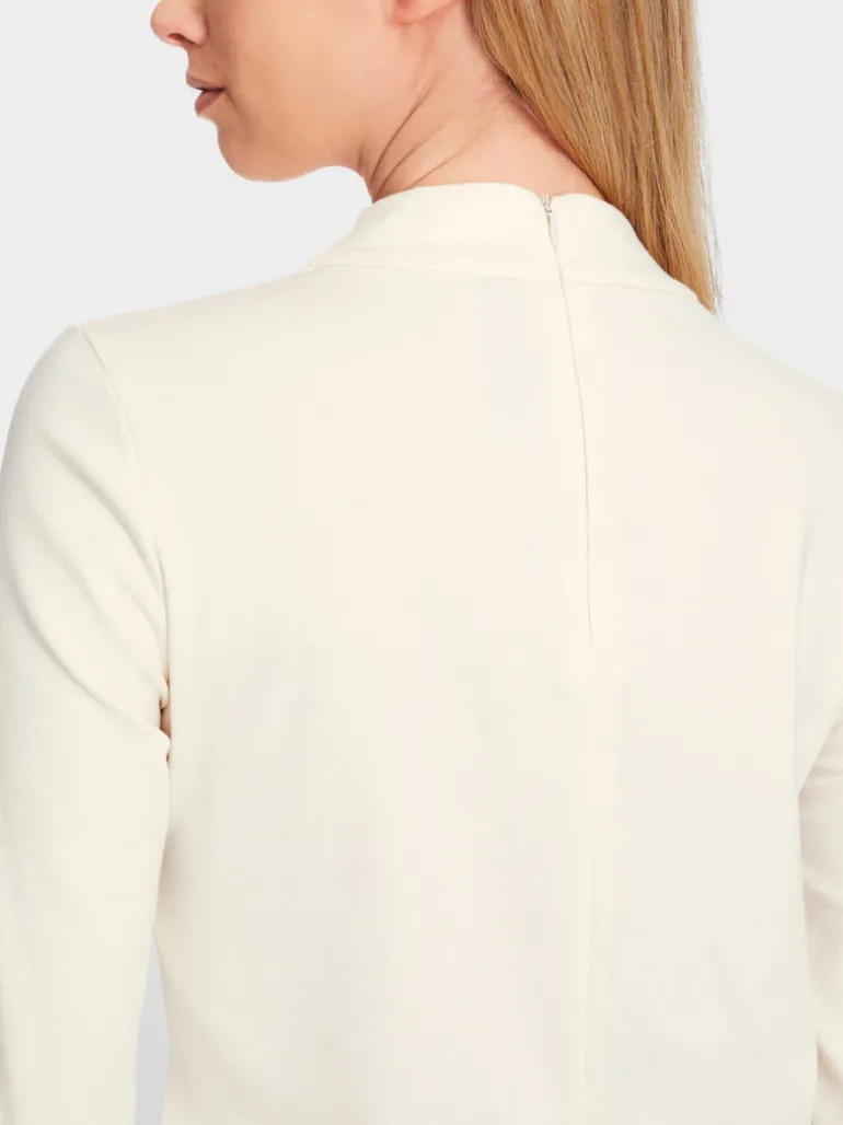 Marc Cain Top With Knot Detail Ecru