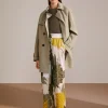 Marc Cain Wedi Silk Trousers With Floral Pattern