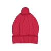 McConnell Diamond Aran Beanie Red