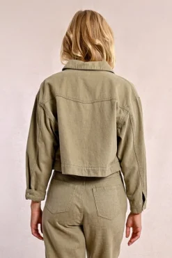 Molly Bracken Denim Jacket Khaki