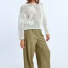 Molly Bracken Knitted Sweater Off-white
