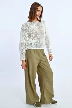 Molly Bracken Knitted Sweater Off-white