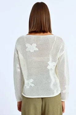 Molly Bracken Knitted Sweater Off-white