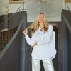 Molly Bracken Long Shirt White