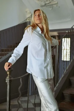 Molly Bracken Long Shirt White