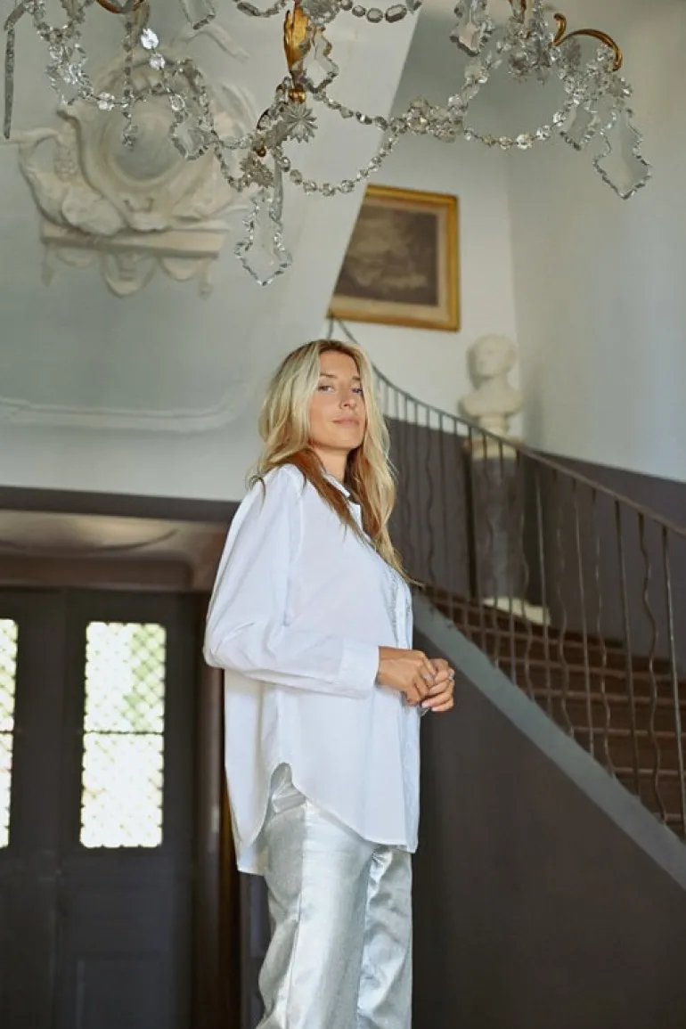 Molly Bracken Long Shirt White
