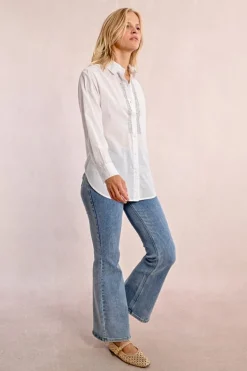 Molly Bracken Long Shirt White