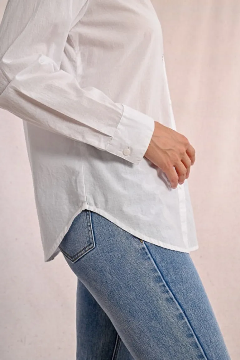 Molly Bracken Long Shirt White