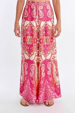 Molly Bracken Pants Pink Abstract Print