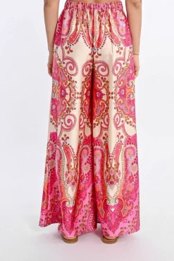 Molly Bracken Pants Pink Abstract Print