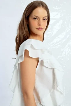Molly Bracken Top White