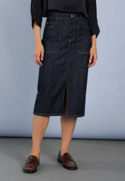 More & More Denim Skirt Dark Denim