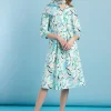 More & More Floral Print Shirt Dress