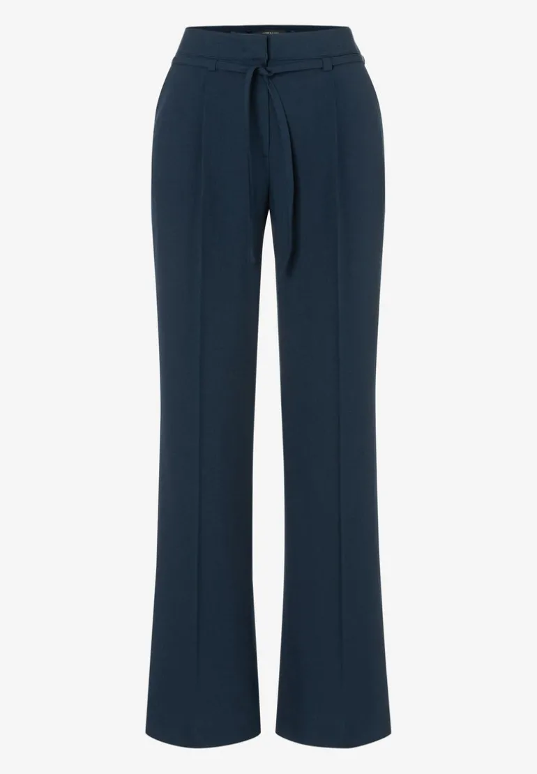More & More High Waist Trousers Navy