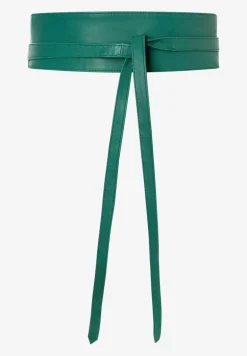 More & More Obi Leather Belt Green