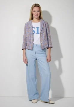 More & More Straight Trouser Sky Blue