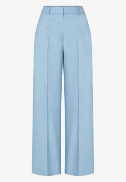More & More Straight Trouser Sky Blue
