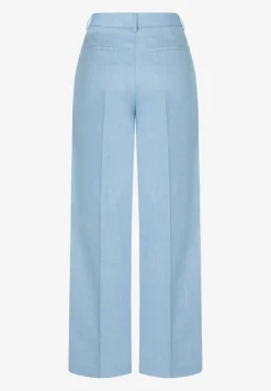 More & More Straight Trouser Sky Blue