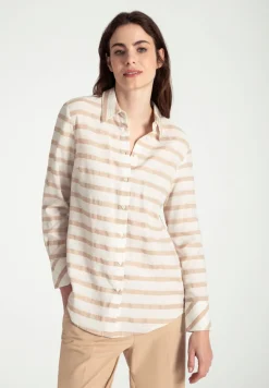 More & More Striped Shirt Beige