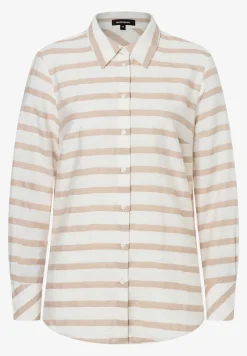 More & More Striped Shirt Beige