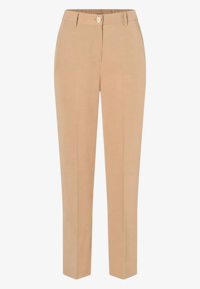 More & More Tencel-Linen Trouser Soft Toffee