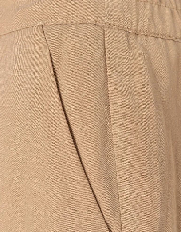 More & More Tencel-Linen Trouser Soft Toffee