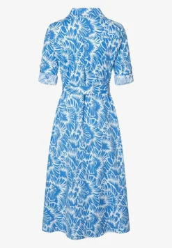 More & More Two-Tone Abstract Print Dress