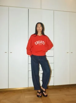Mos Mosh Celli Sweatshirt Red