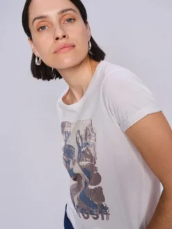Mos Mosh Flori T-Shirt Ecru