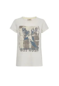 Mos Mosh Flori T-Shirt Ecru