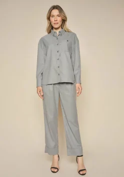 Mos Mosh Gry Caia Trouser Grey